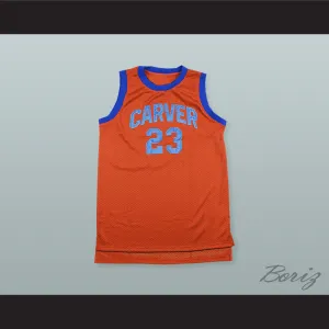 23 Carver High School Basketball Jersey White Shadow