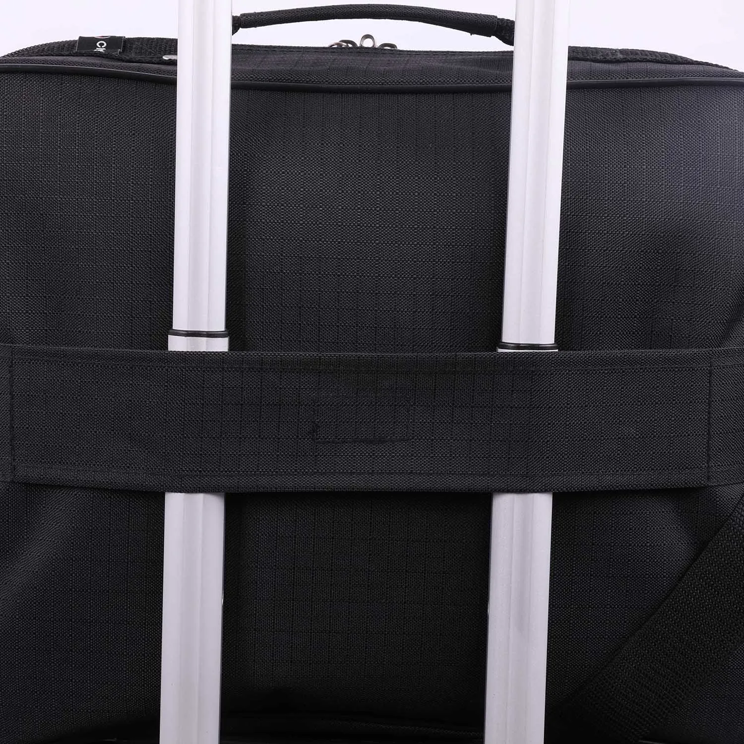 5 CITIES 40x30x10 New and Improved 2024 British Airways, Virgin Atlantic, EasyJet Holdall Cabin Luggage Under Seat Flight Bag, Black