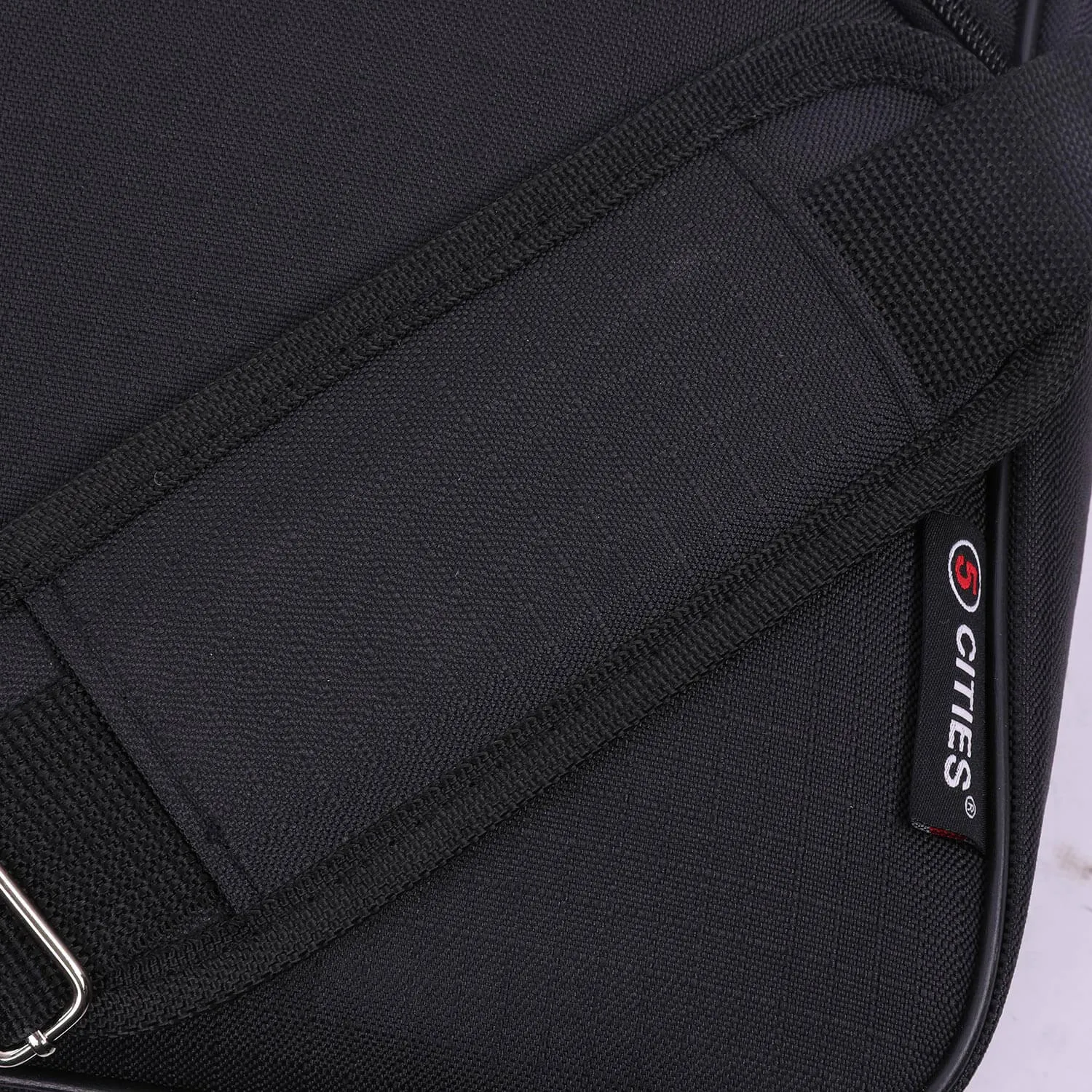 5 CITIES 40x30x10 New and Improved 2024 British Airways, Virgin Atlantic, EasyJet Holdall Cabin Luggage Under Seat Flight Bag, Black