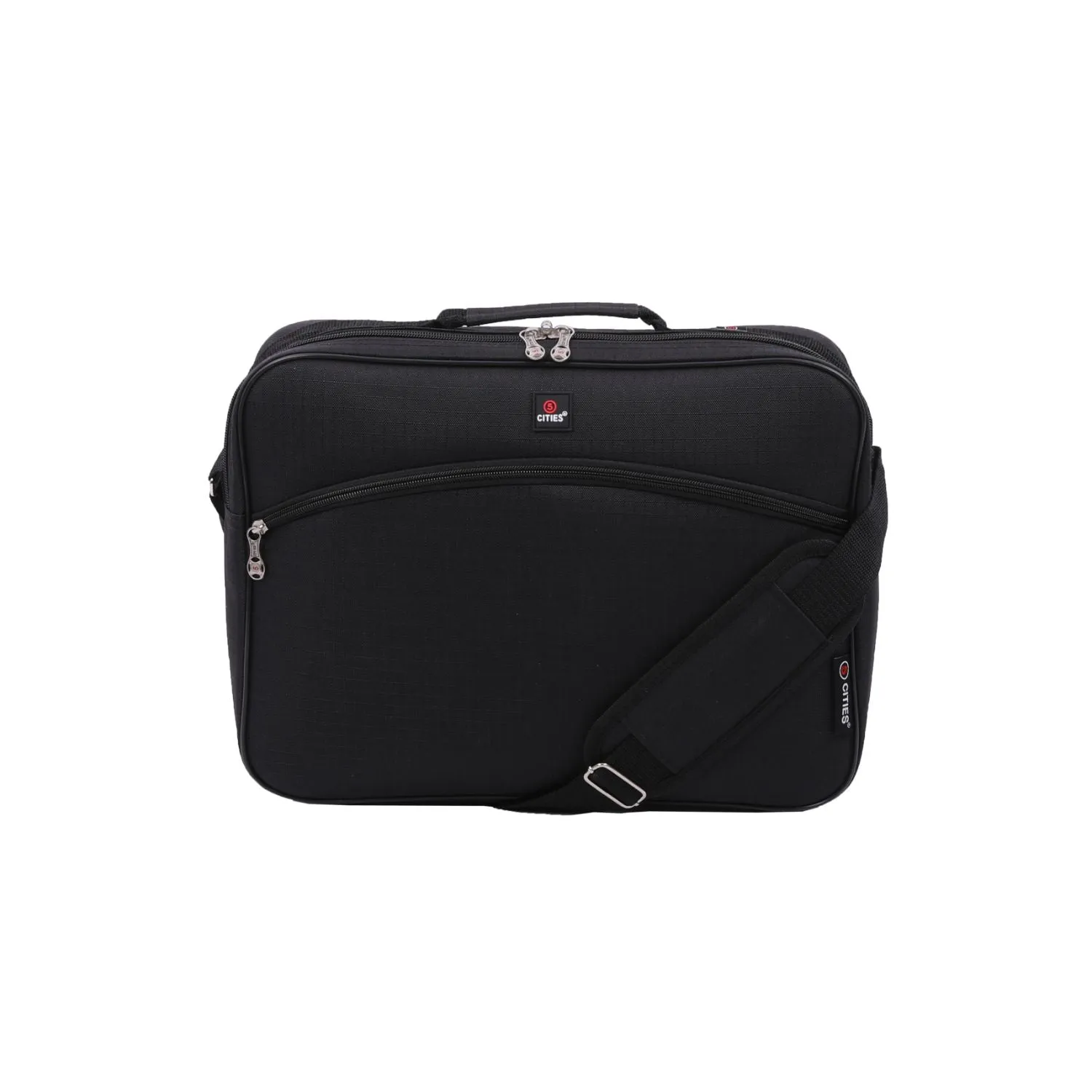 5 CITIES 40x30x10 New and Improved 2024 British Airways, Virgin Atlantic, EasyJet Holdall Cabin Luggage Under Seat Flight Bag, Black
