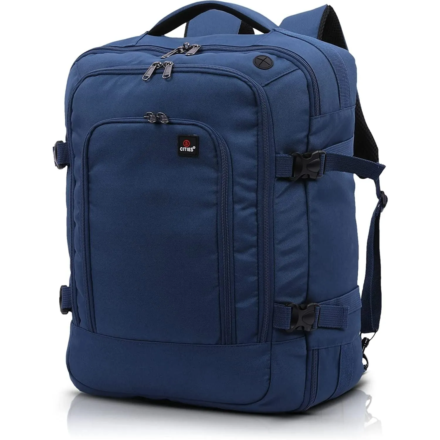 5 CITIES 45x36x20 New and Improved 2024 Easyjet Maximum Size Holdall Cabin Luggage Under Seat Flight Bag