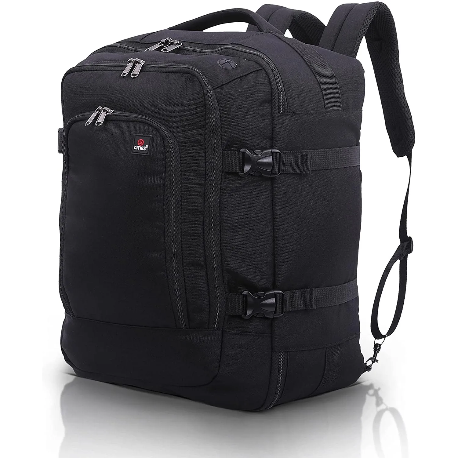 5 CITIES 45x36x20 New and Improved 2024 Easyjet Maximum Size Holdall Cabin Luggage Under Seat Flight Bag