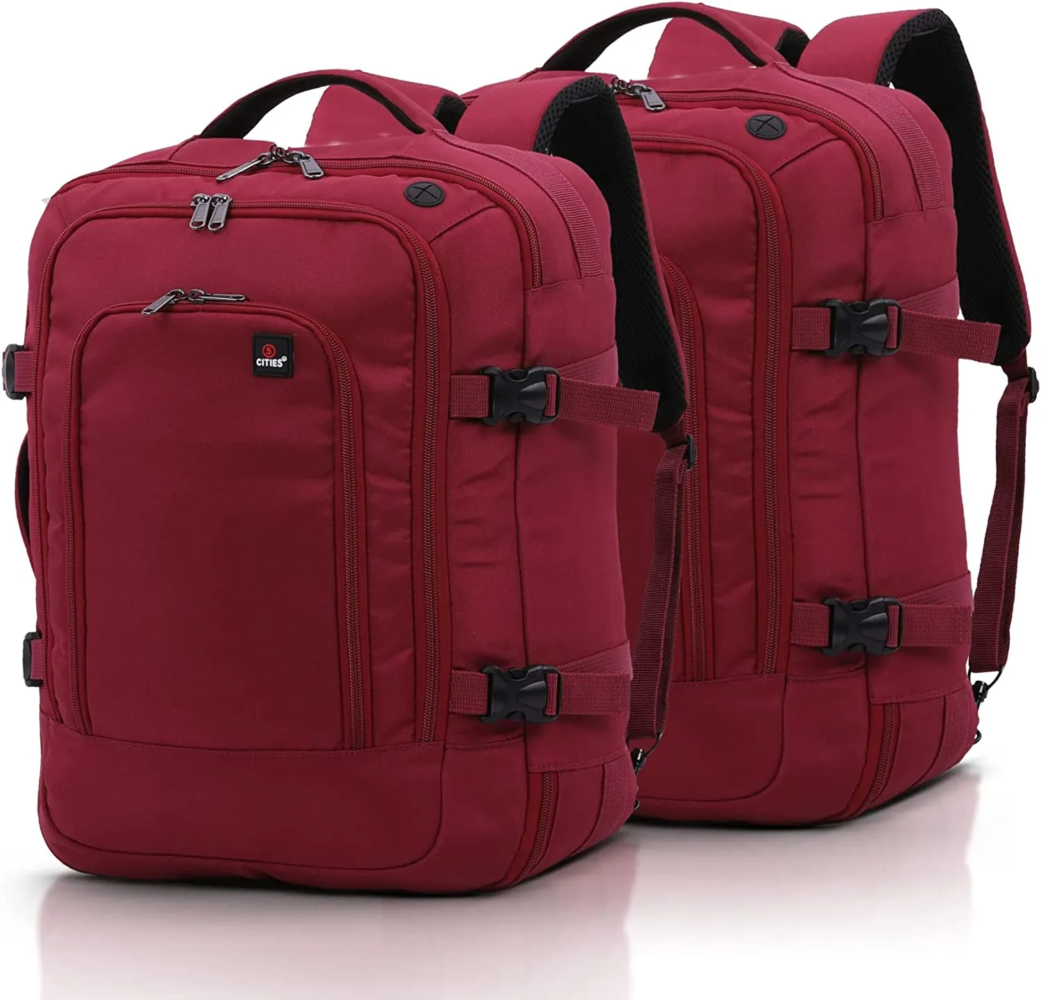 5 CITIES 45x36x20 New and Improved 2024 Easyjet Maximum Size Holdall Cabin Luggage Under Seat Flight Bag