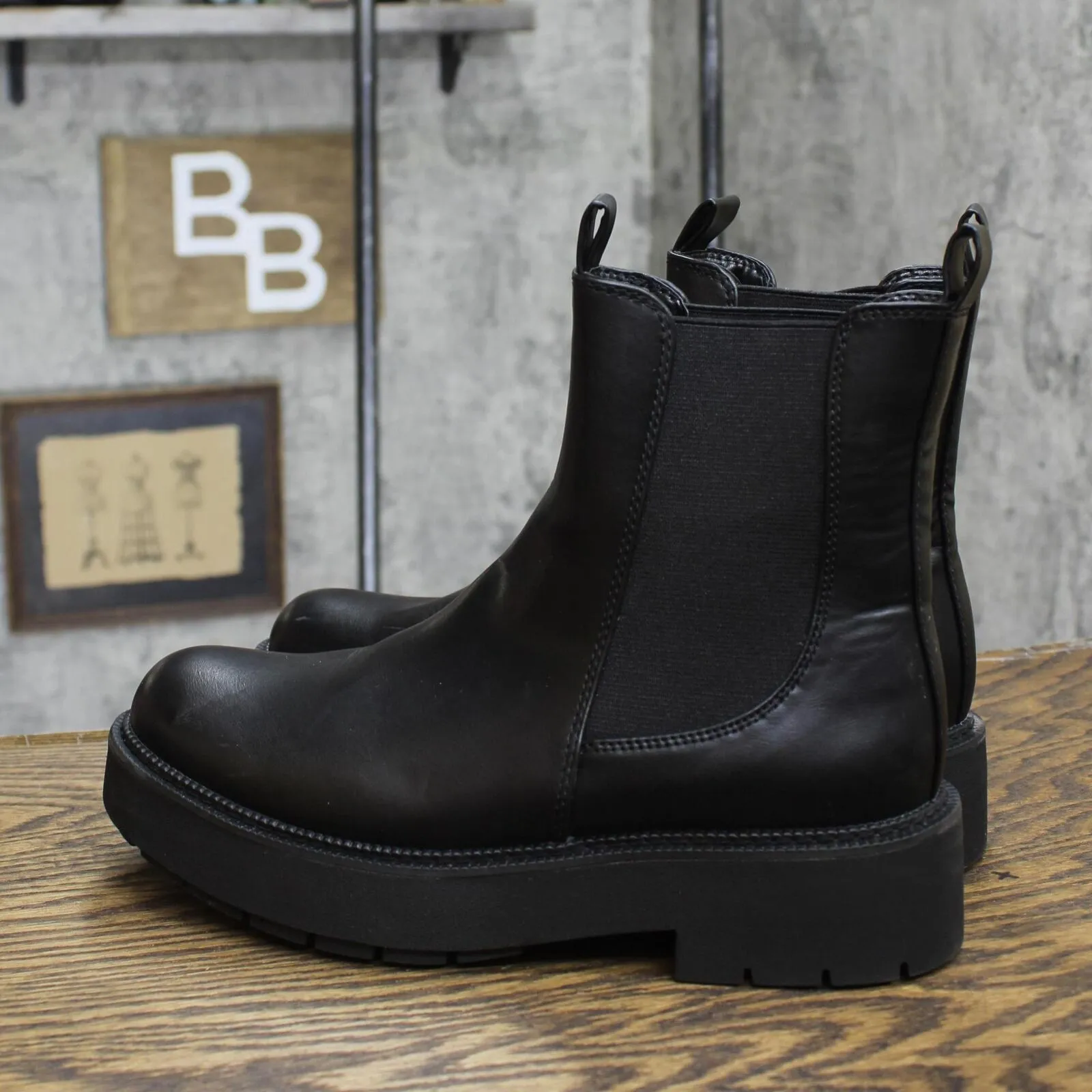 A New Day Women's Demi Chelsea Boots with Memory Foam Insole 87930239 Black 8.5M