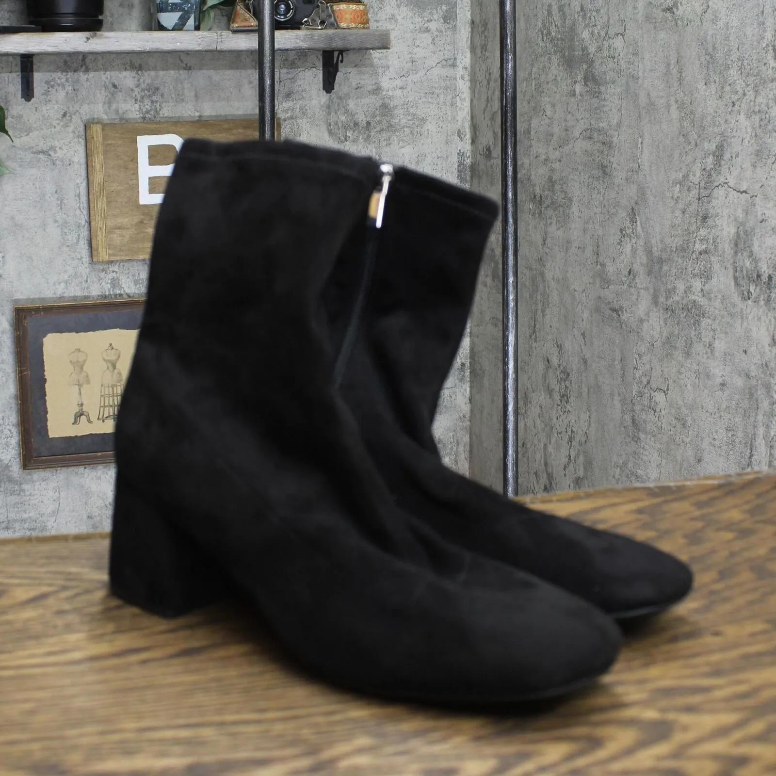 A New Day Women's Dolly Ankle Boots 88098511 Black 11M