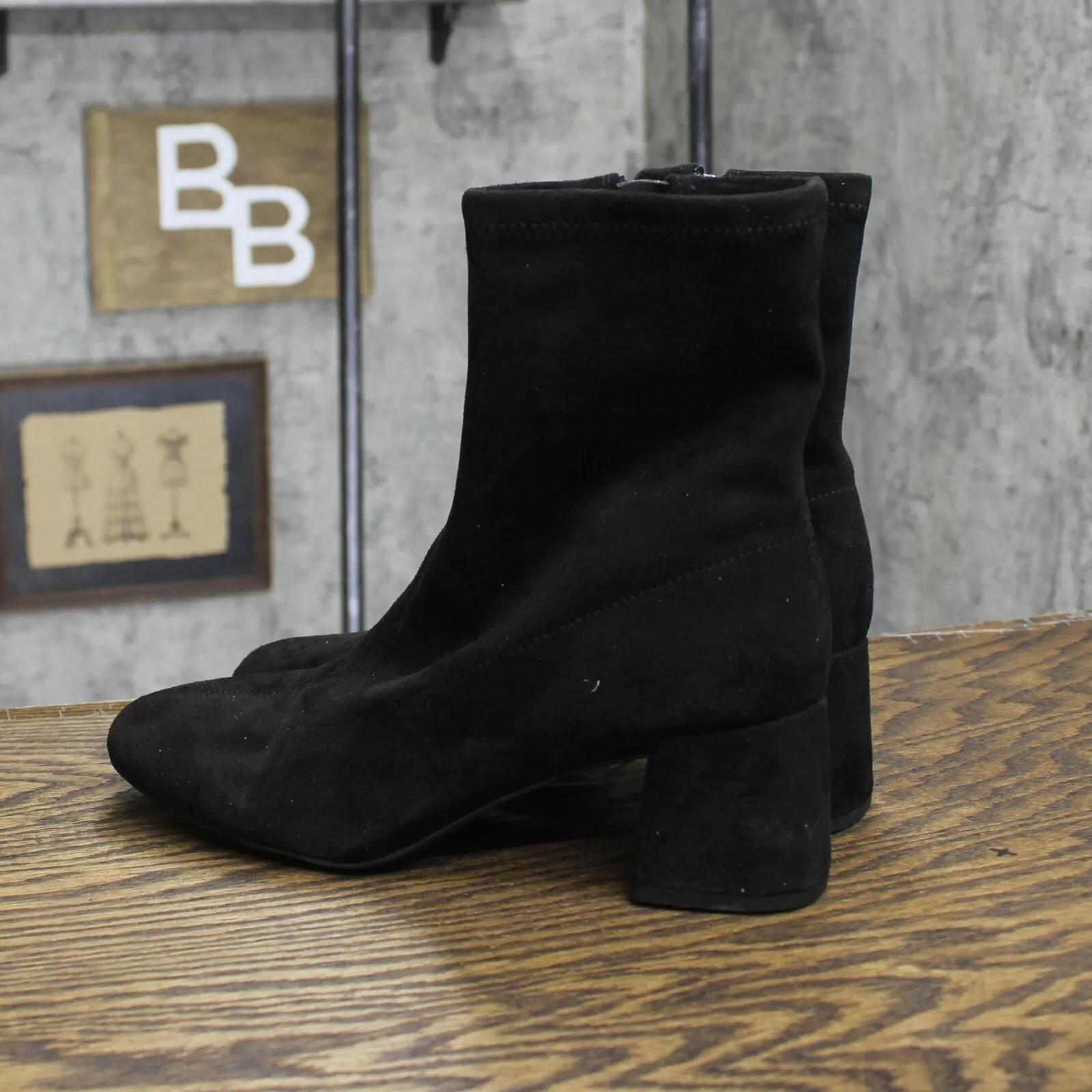 A New Day Women's Dolly Ankle Boots 88098511 Black 7.5M