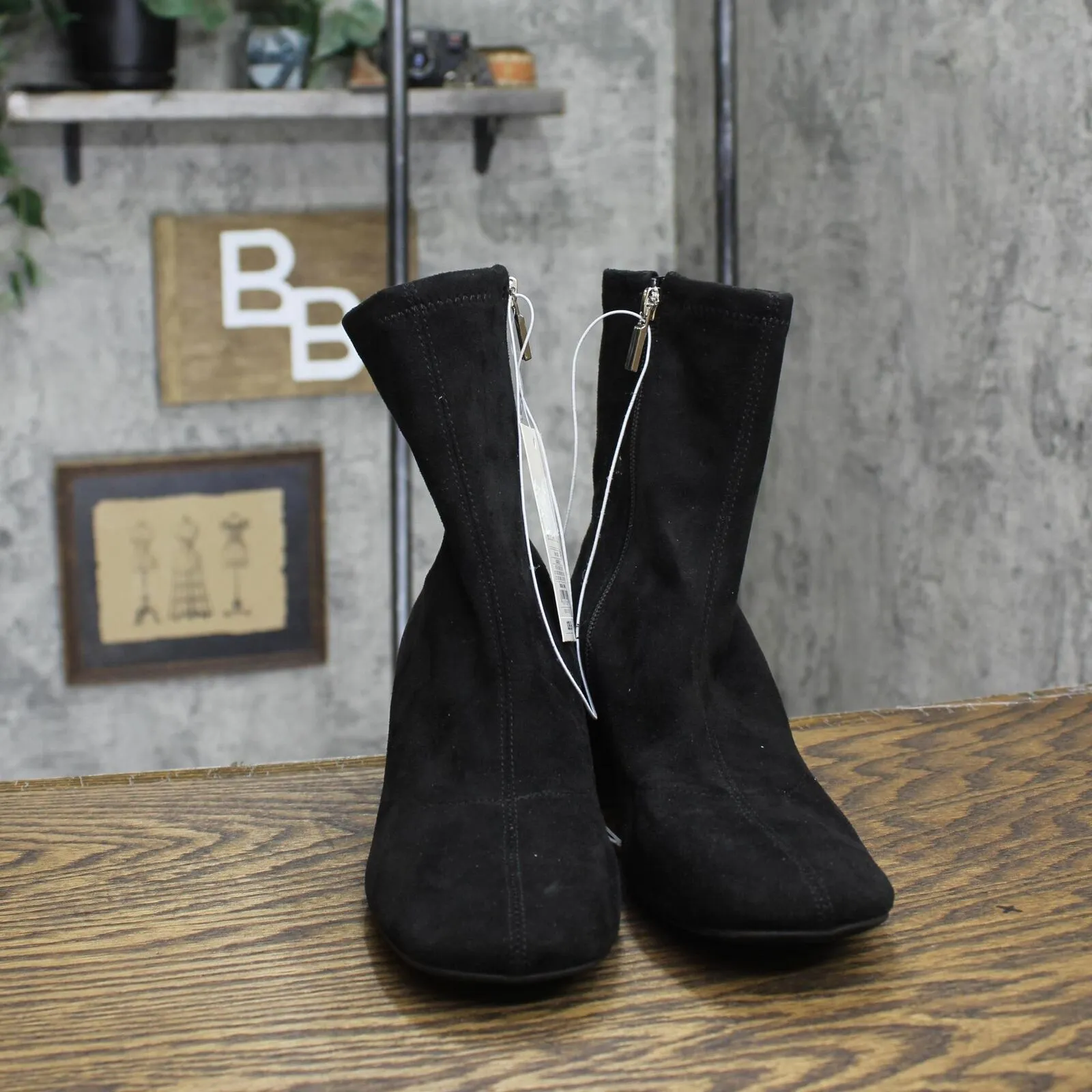 A New Day Women's Dolly Ankle Boots 88098511 Black 7.5M
