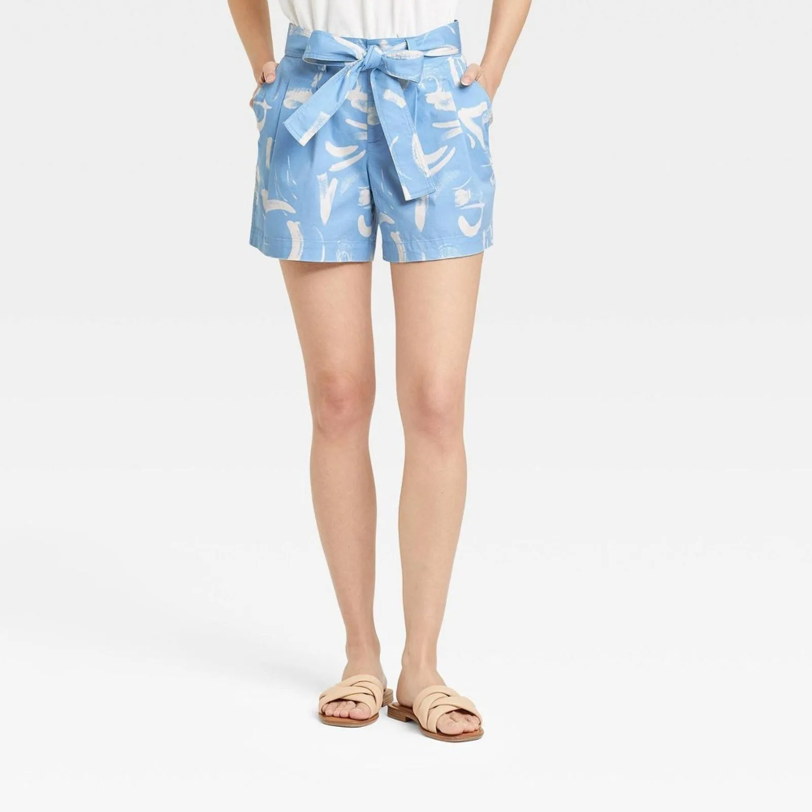 A New Day Women's High-Rise Pleat Front Shorts 84628278