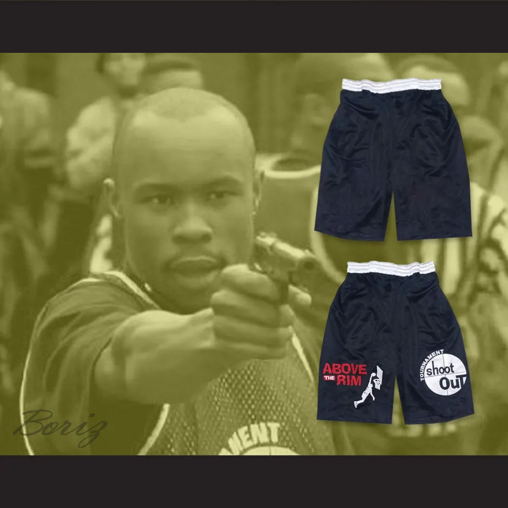 Above The Rim Tournament Shoot Out Black Basketball Shorts