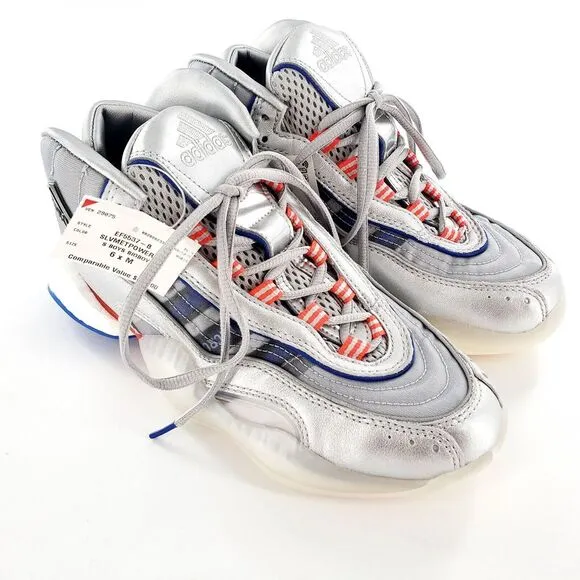Adidas Crazy 98 Micropacer BYW Shoes Youth Boys 6 Silver EF5537 Brand New NWT