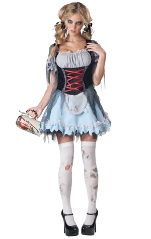 Adult Beer Maiden Zombie Costume