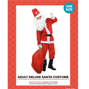 Adult Deluxe Santa Costume -JD's