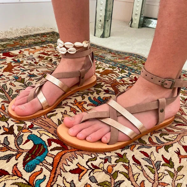 AIOLOS - Leather handmade Greek Sandals