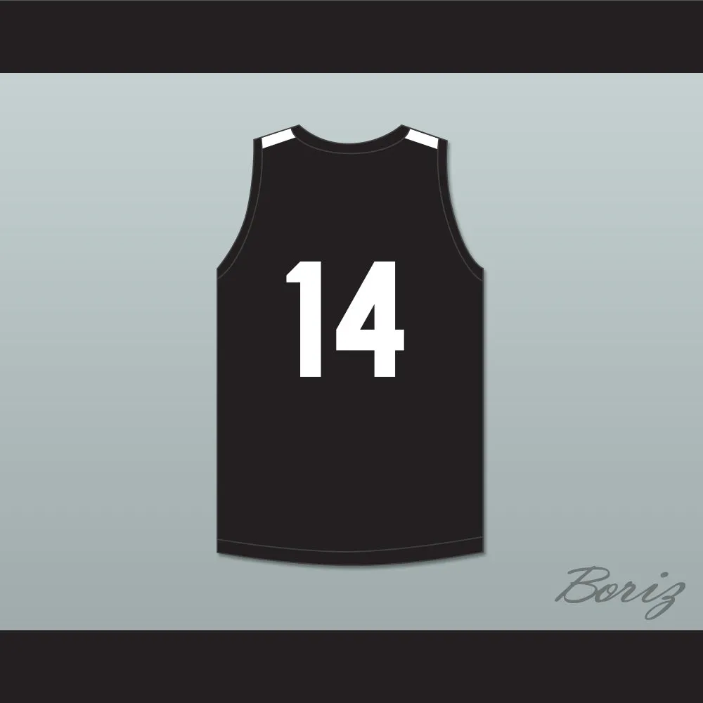 Alex Antetokounmpo 14 Dominican High School Knights Black Basketball Jersey 1