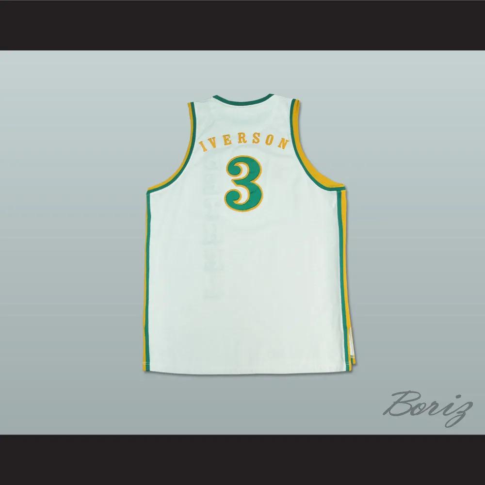 Allen Iverson 3 Bethel High School White Basketball Jersey