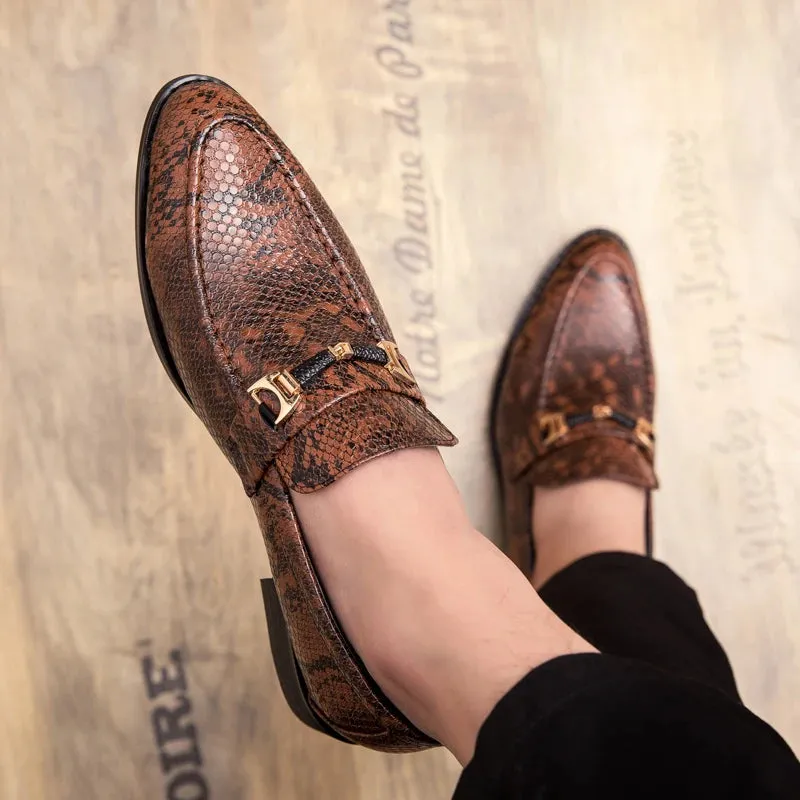 ApexStyle Herren Leder-Oxfords