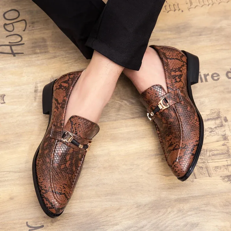 ApexStyle Herren Leder-Oxfords