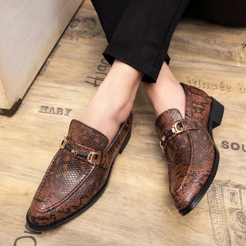 ApexStyle Herren Leder-Oxfords