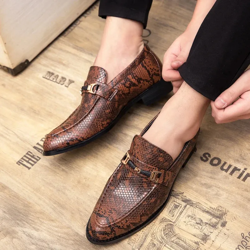 ApexStyle Herren Leder-Oxfords