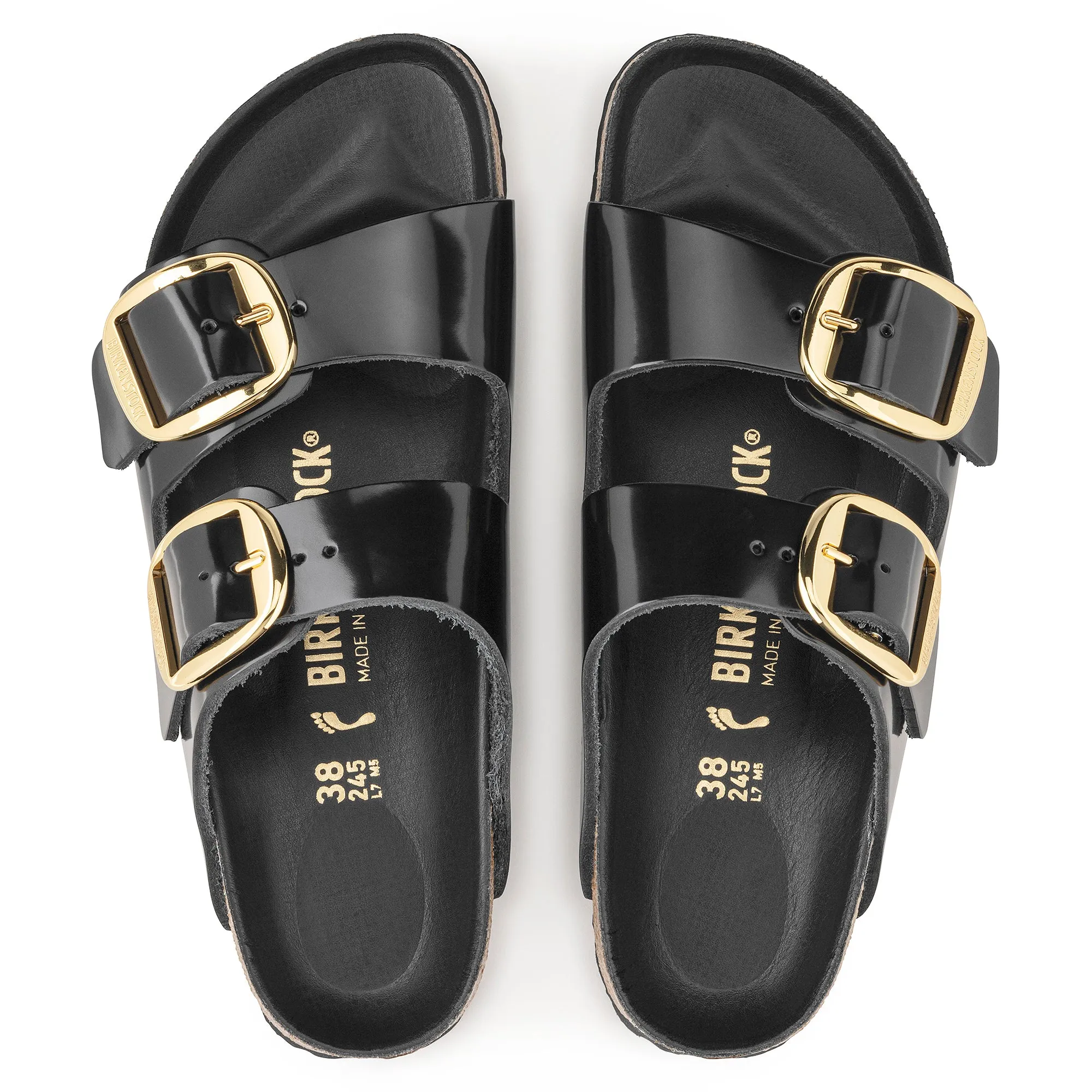 Arizona Big Buckle | Black High Shine