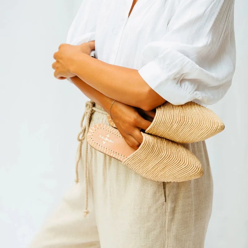 Babouche Natural Beige