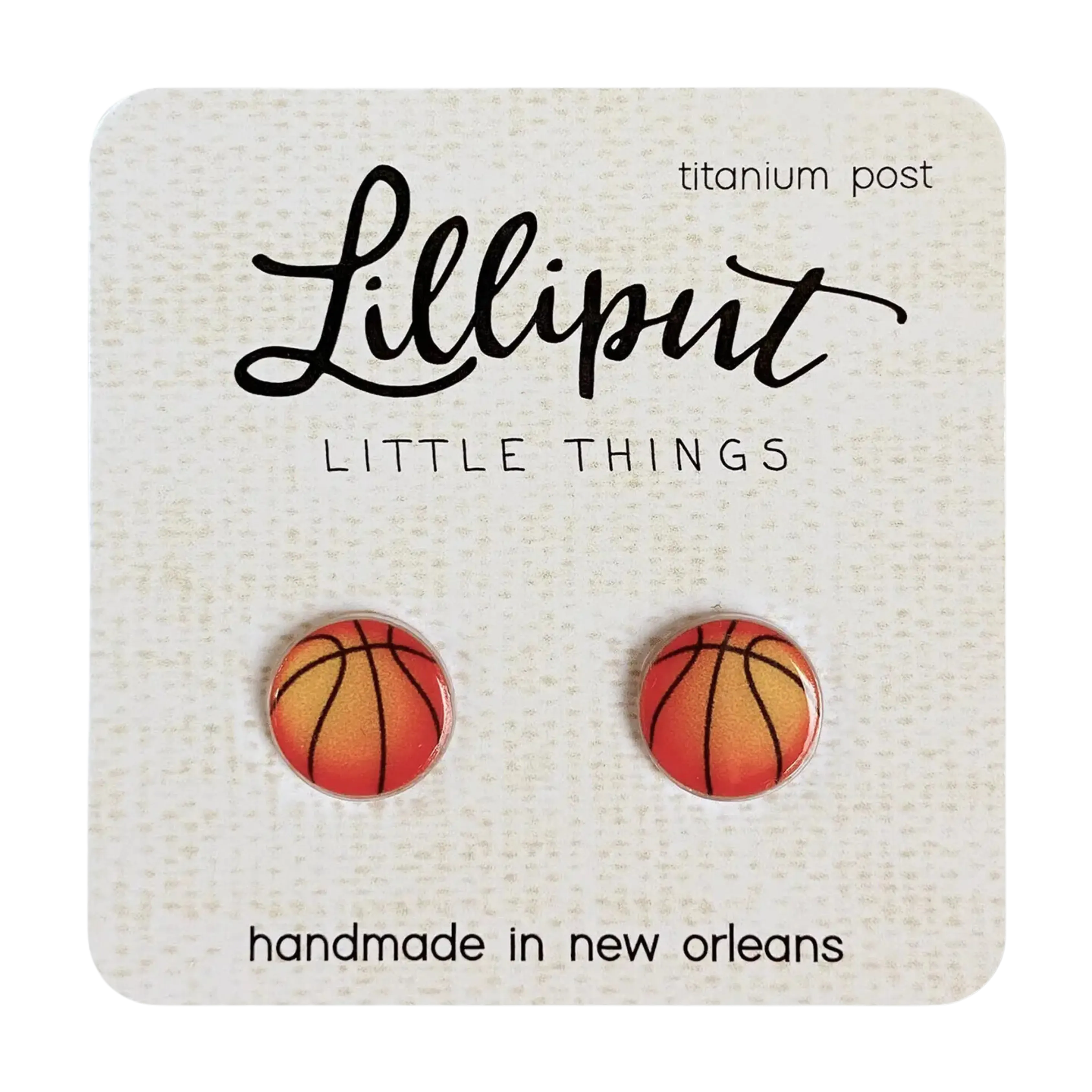 Basketball Earrings