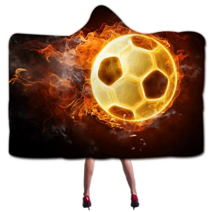 Basketball Sports Hooded Blanket