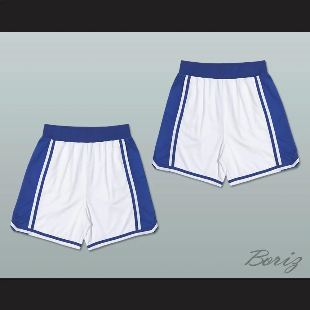 Blue and White Basketball Shorts