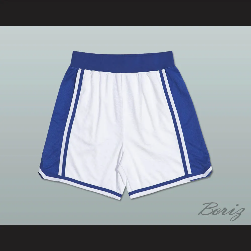 Blue and White Basketball Shorts