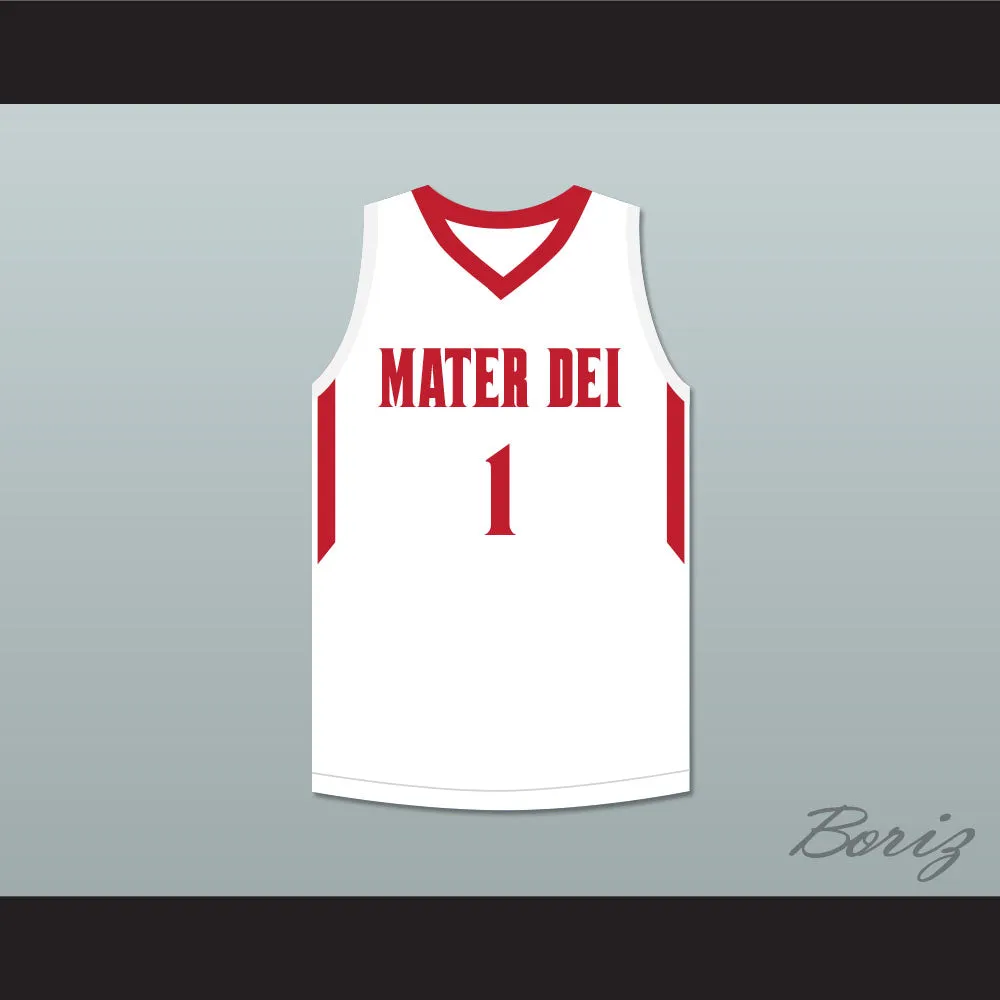 Bol Bol 1 Mater Dei High School White Basketball Jersey 1