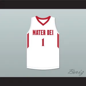 Bol Bol 1 Mater Dei High School White Basketball Jersey 1