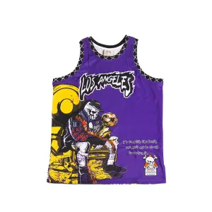 BRAND X AWAKEN THE BEAST IN LA YOUTH BASKETBALL JERSEY (PURPLE)