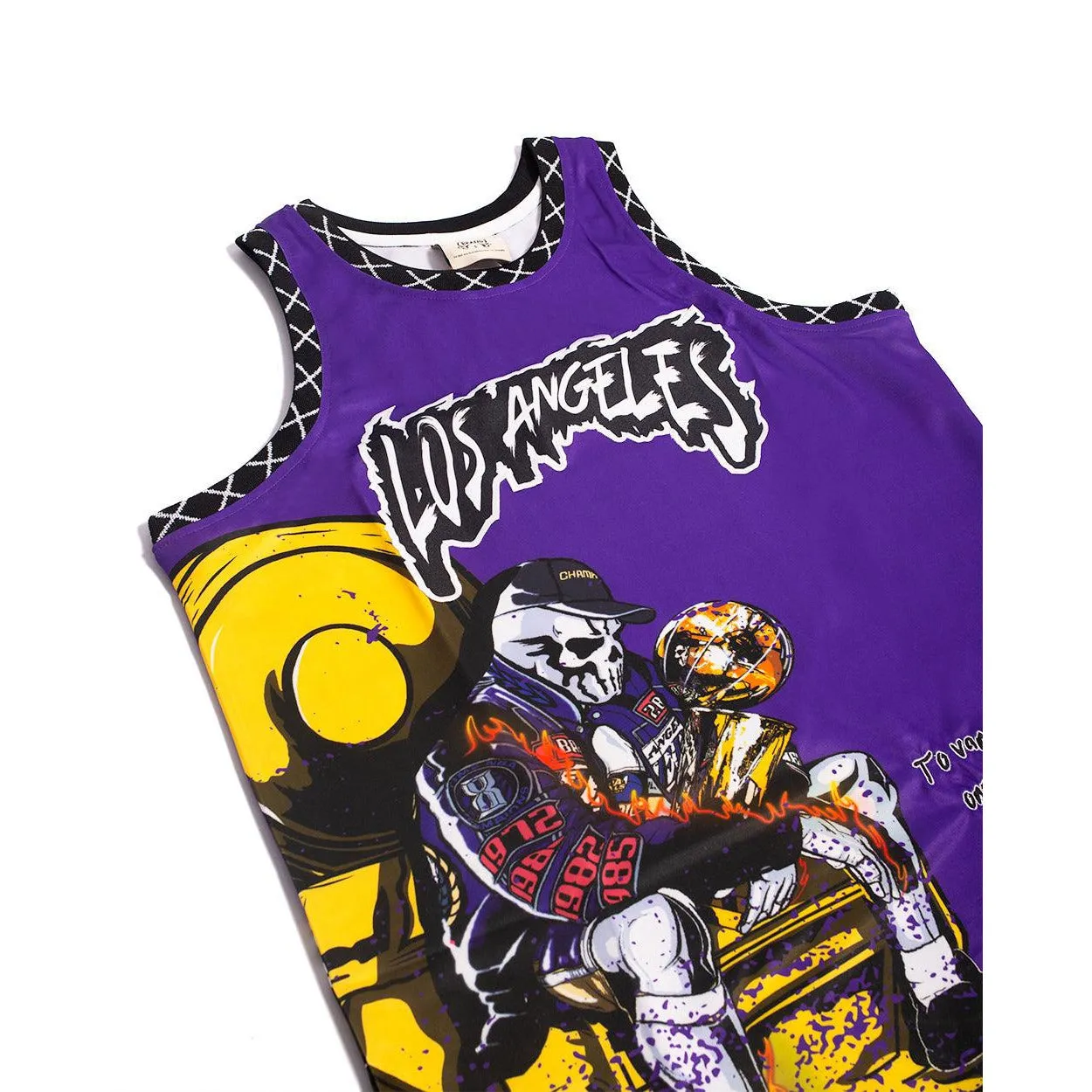 BRAND X AWAKEN THE BEAST IN LA YOUTH BASKETBALL JERSEY (PURPLE)