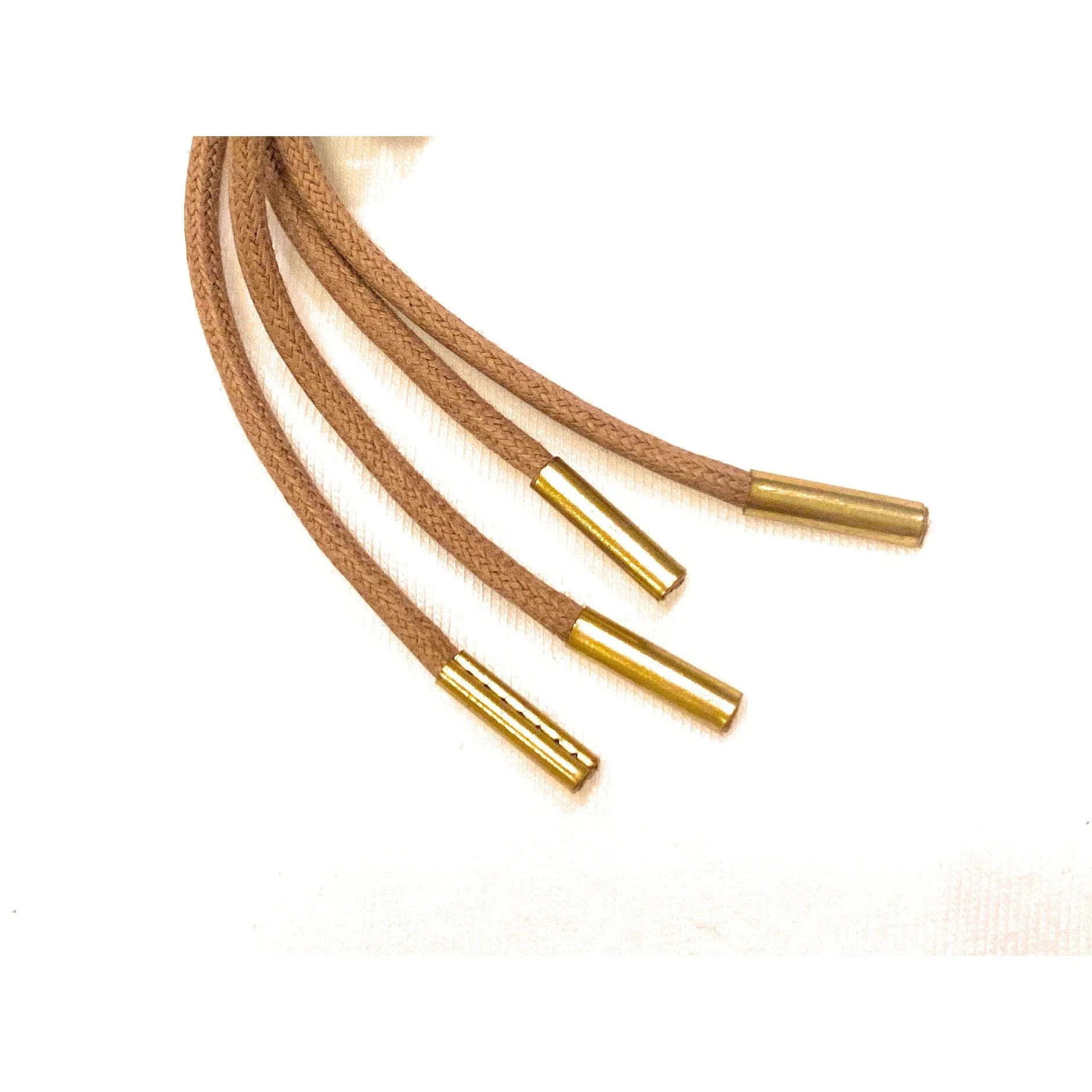Brass Metal Aglet or Tip - Included With Custom Laces