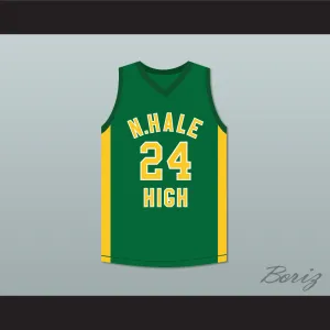 Bruno Mars 24 N. Hale High School Basketball Jersey Young, Wild and Free