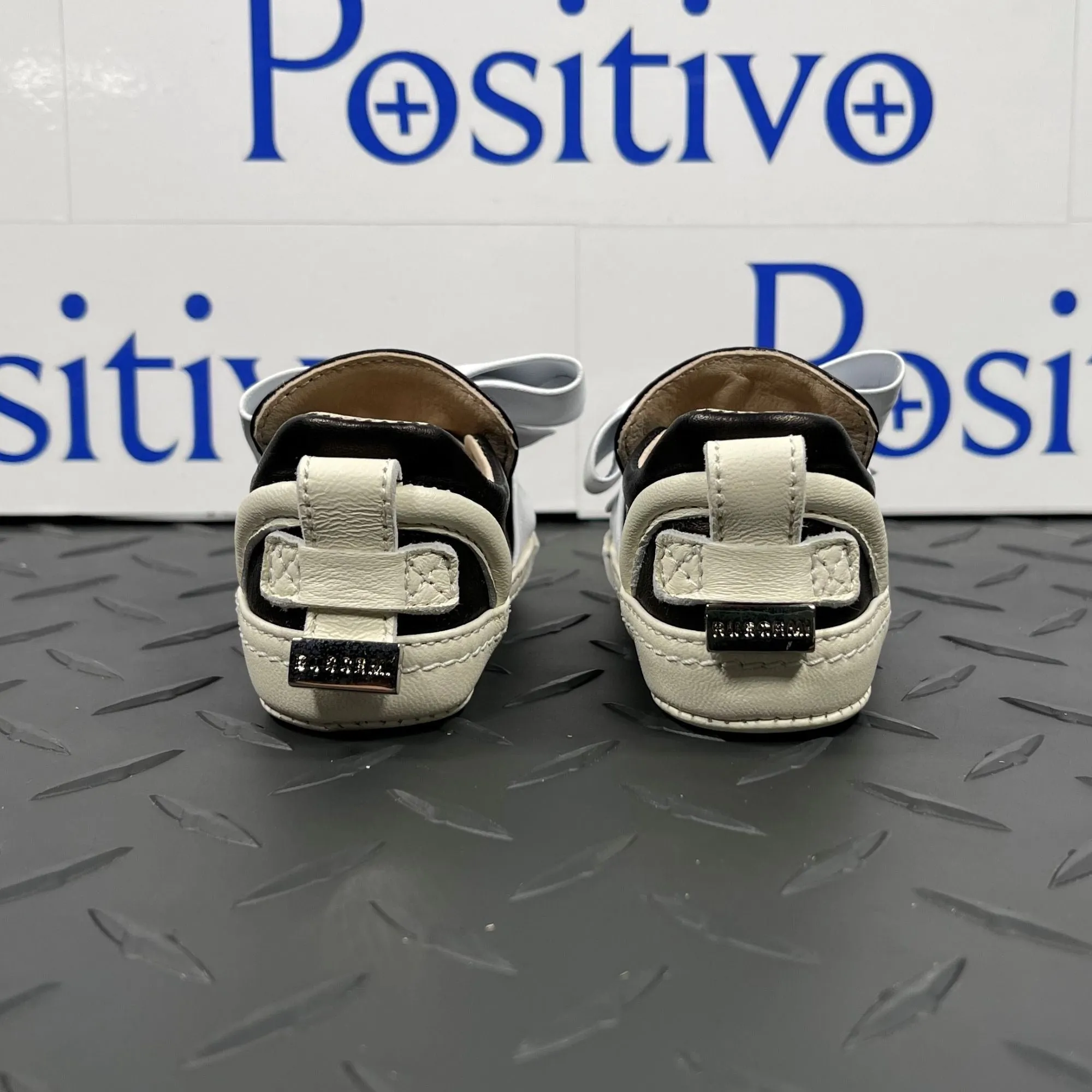 Buscemi 40MM Baby Black Tri Leather Sneakers