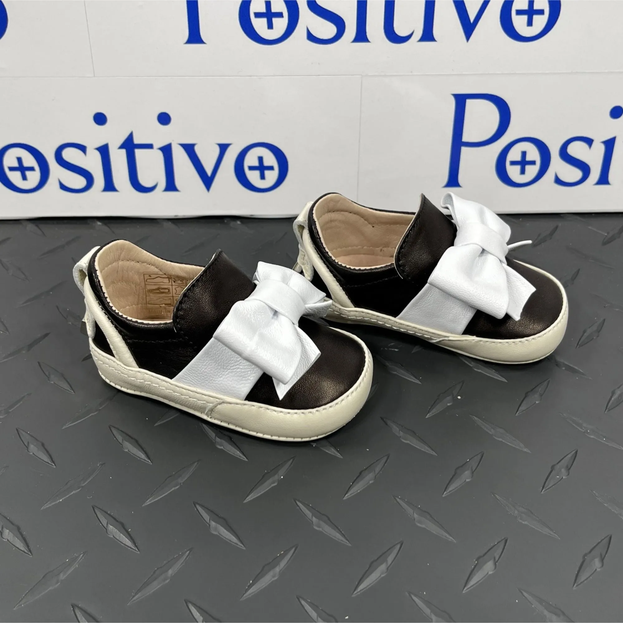 Buscemi 40MM Baby Black Tri Leather Sneakers