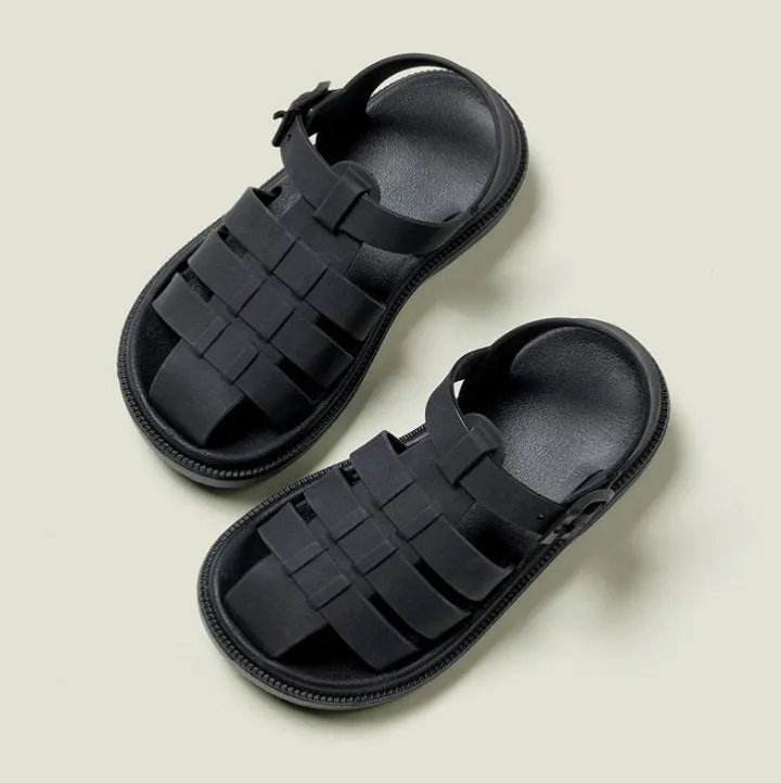Caged Jelly Sandals