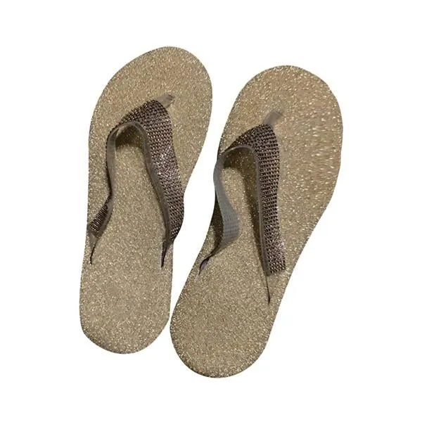 Casual Beach Flip Flops Slide Flash Bling Slippers