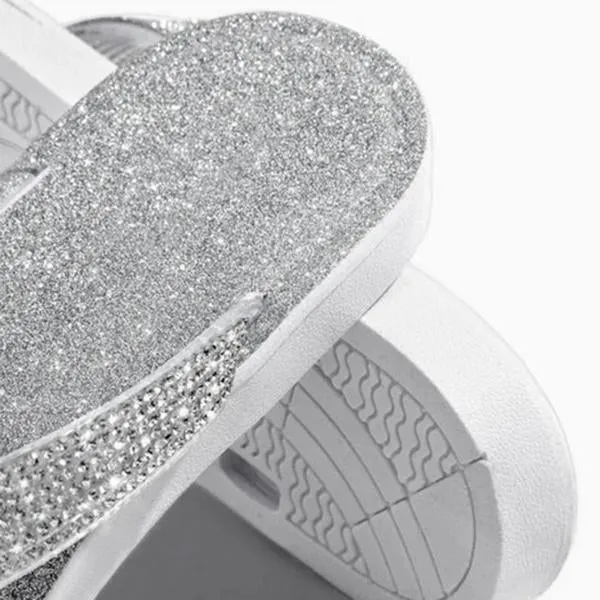 Casual Beach Flip Flops Slide Flash Bling Slippers