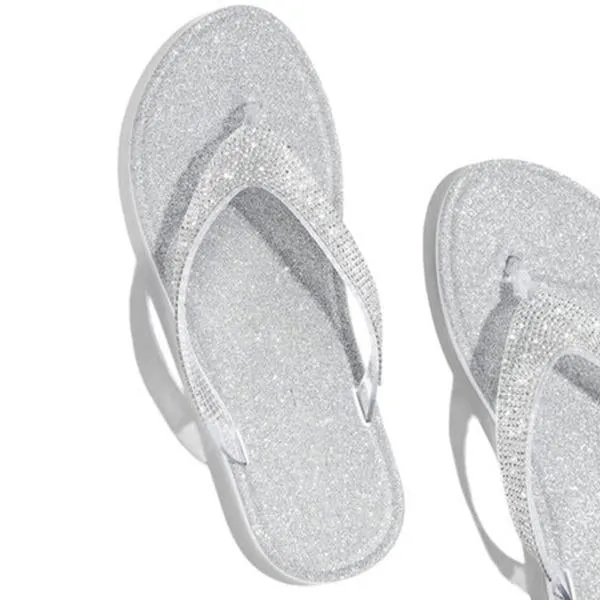 Casual Beach Flip Flops Slide Flash Bling Slippers