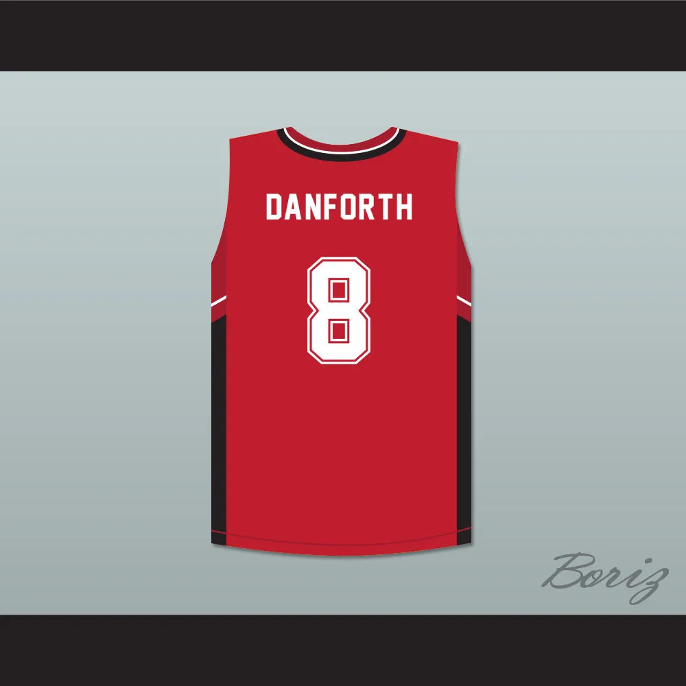 Chad Danforth 8 East High School Wildcats Red Basketball Jersey