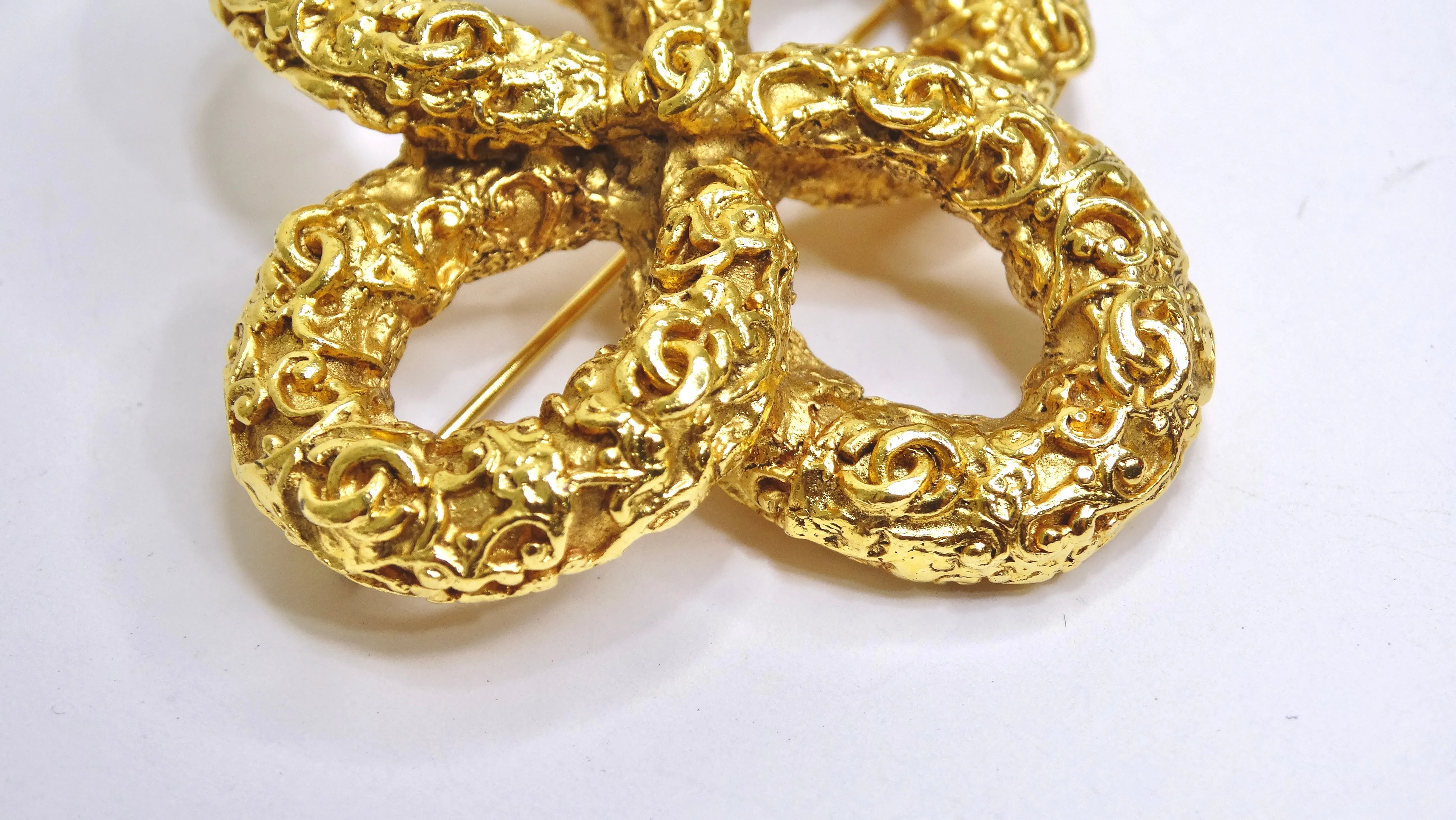 Chanel CC Interlocking Brooch