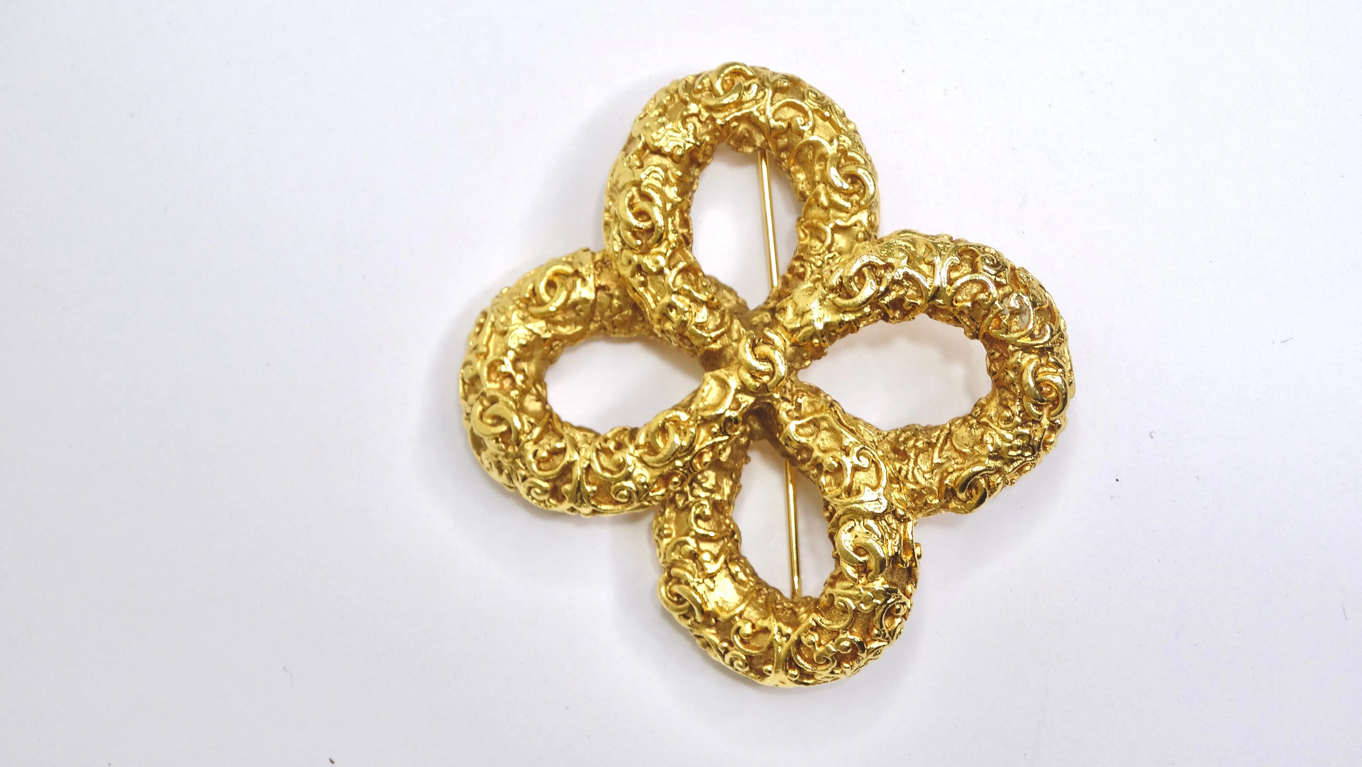 Chanel CC Interlocking Brooch