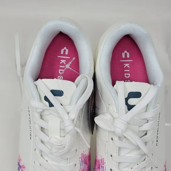 Charly Neovolution Select Jr White Pink Soccer Cleats Youth Size 5.5 New