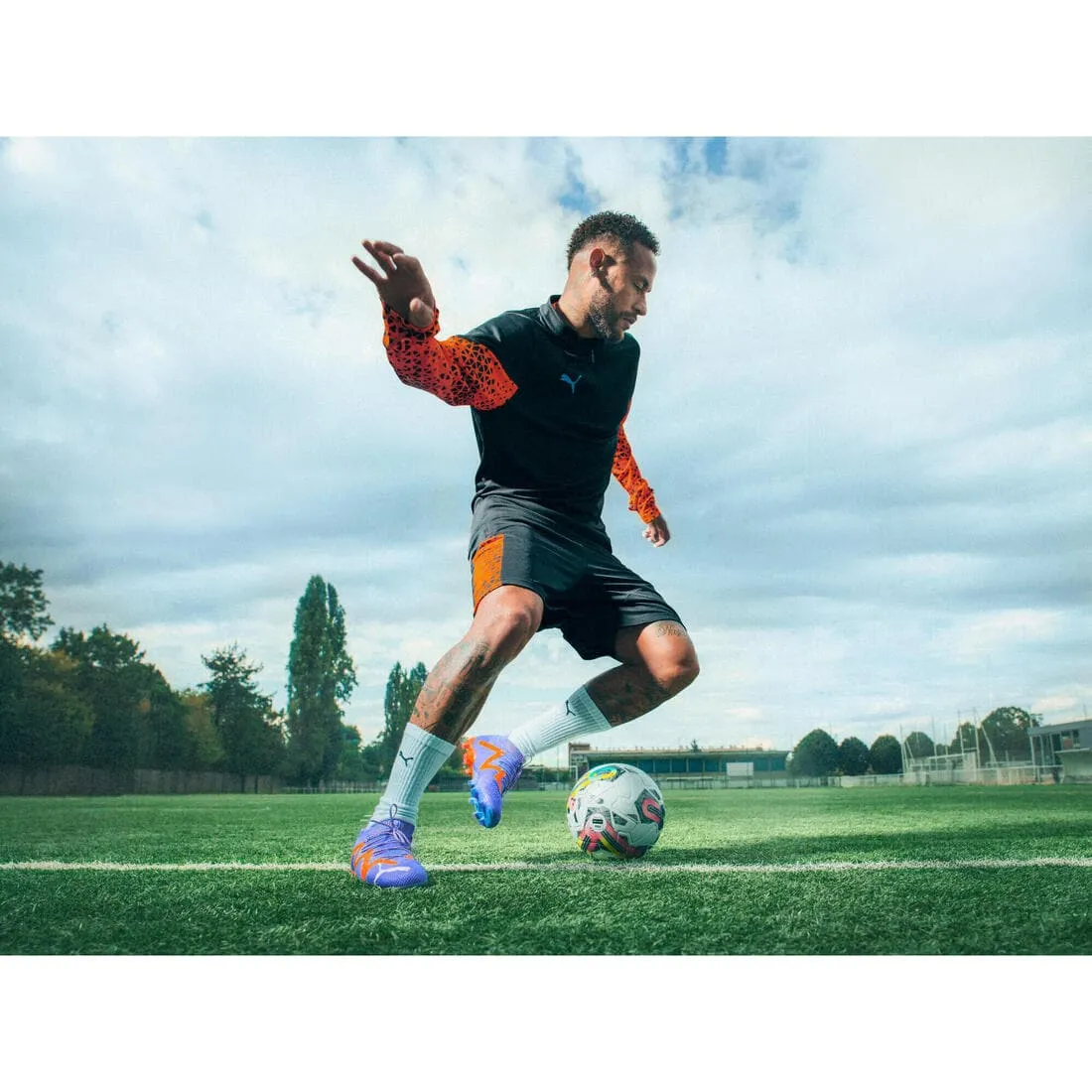 Chaussure de football Future Match.3 MG Puma Enfant Bleu