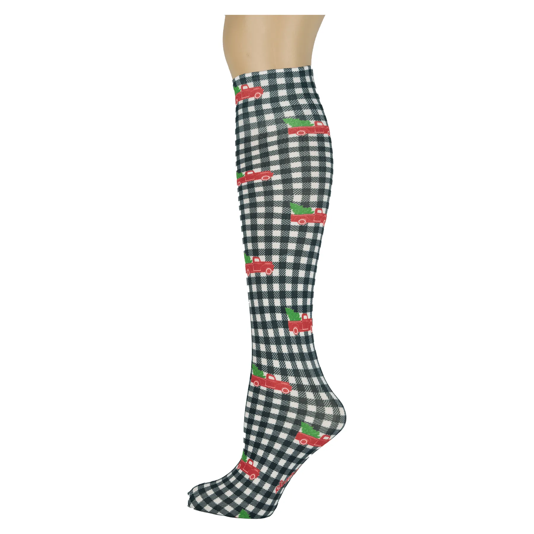 Christmas Tree Trucks  Youth Knee Highs