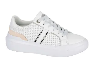 Cipriata L480G Womens Lace Up Diamante Glamour Trainers