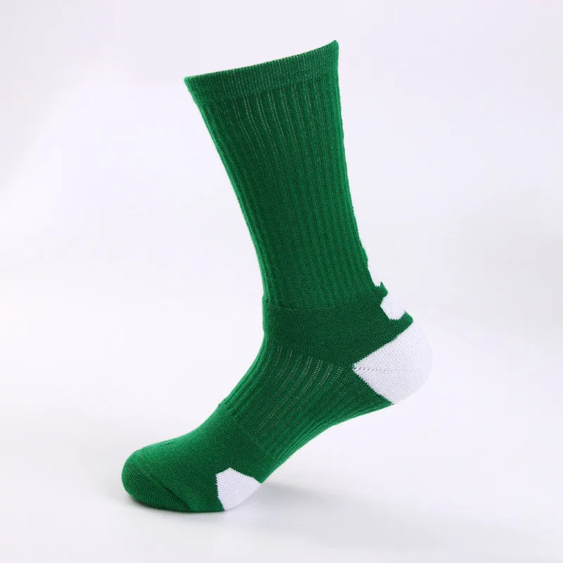 Classic High-top Towel Bottom Sports Socks