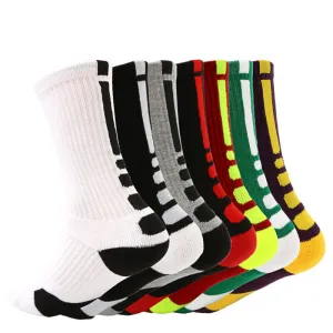 Classic High-top Towel Bottom Sports Socks